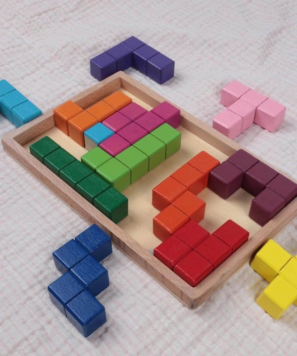 Cigit Kids Holz Tetris Puzzle