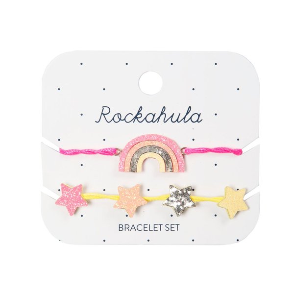 Rockahula Kids Armband Set Regenbogen Sterne Glitzer