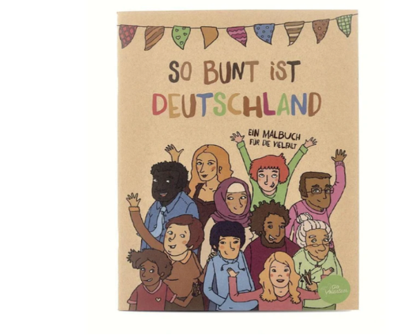 Hautfarben Malbuch "So bunt ist Deutschland"