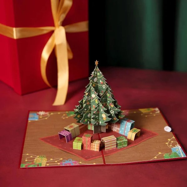 Papercrush Weihnachtsbaum Pop-Up Karte