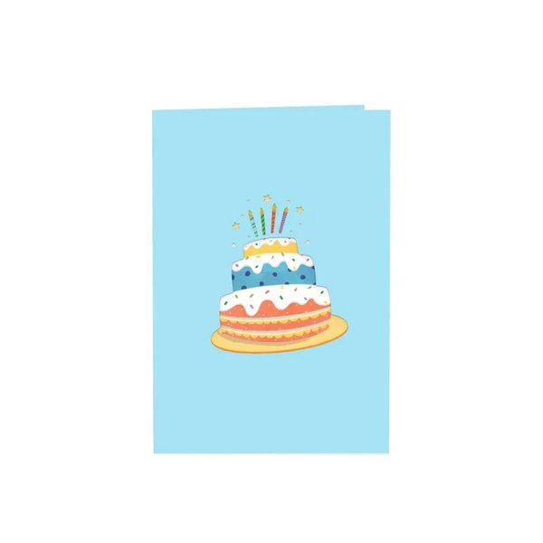Papercrush Geburtstagstorte Pop-Up Karte