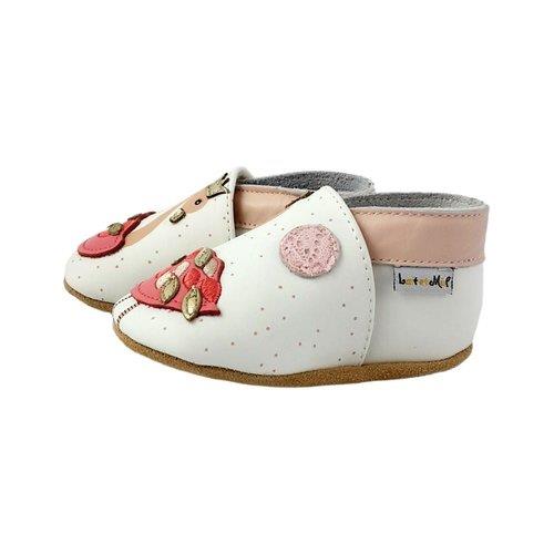 Lait et Miel Hausschuhe Leder Krabbelschuhe Flamingo(2).jpg