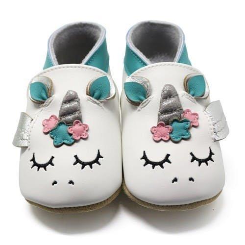 Lait et Miel Hausschuhe Leder Krabbelschuhe Einhorn(2).jpg