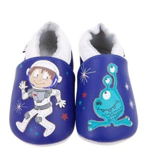 Lait et Miel Hausschuhe Leder Krabbelschuhe Astronaut(2).jpg