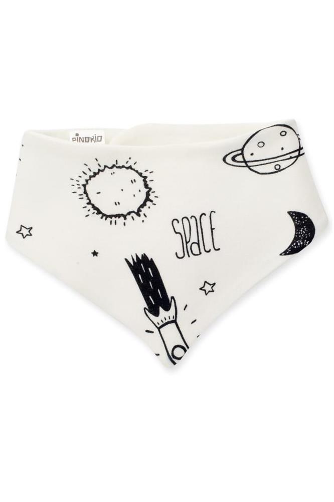 pk0135-pinokio-weisses-ecru-baby-halstuch-weltall-sterne-mond-raketen-planeten-jungen-maedchen-dreieckstuch-sabbertuch-spucktuch-unifarben-klettverschluss-vorderansicht.jpg