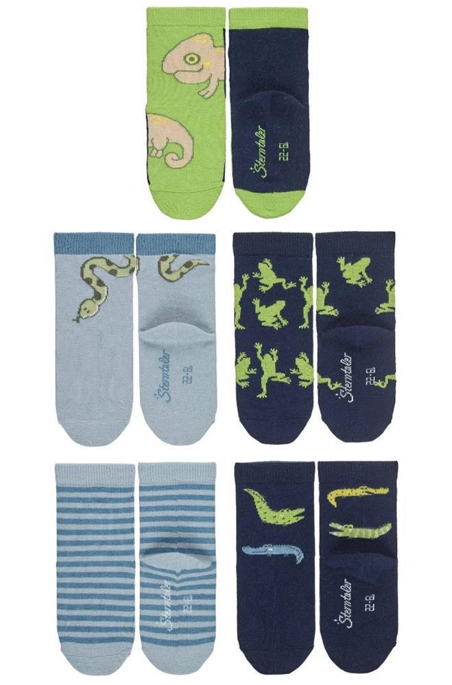 8322241-Sterntaler-Soeckchen-5er-Pack-Jungen-Geschenkbox-Chamaeleon-Krokodil-Frosch-Schlange-marine-1.jpg